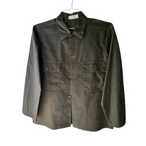 Vintage Alpha Industries OG 107 Military Utility Shirt Medium Olive